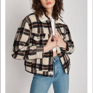 Levi's Plaid Sherpa Trucker Jacket